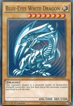 Yu-gi-oh kaarten Blue-Eyes White Dragon LDK2 common